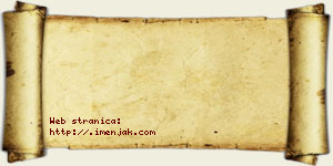 Emilija Pejaković vizit kartica